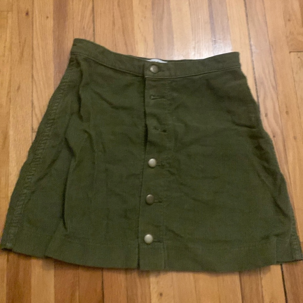 American apparel s corduroy skirt